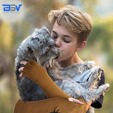 BSV Kevlar Arm Protection Mechanic Sleeves- Heat, Scratch & Cut Resistant Arm Sleeve with Finger Opening - Bite Proof- 18 Inches, Desert Tan, 1 Pair